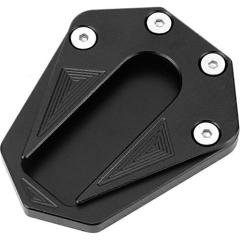 Motorrad Anti-Rutsch-Fuß-Ständer-Verlängerungspolster-Vergrößerer, passend für Benelli TRK 502 (schwarz)