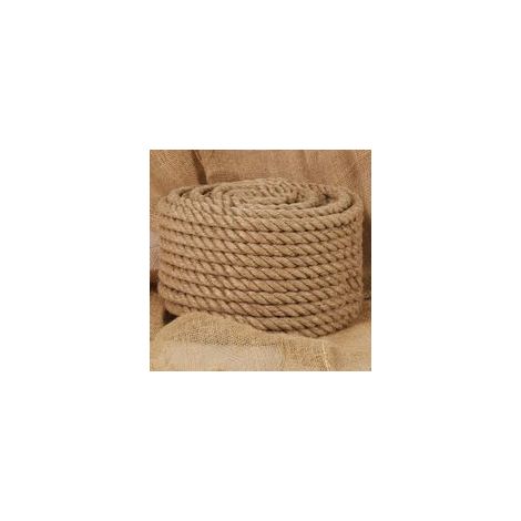 Juteseil, 25 m lang, 16 mm dick - Crezuo
