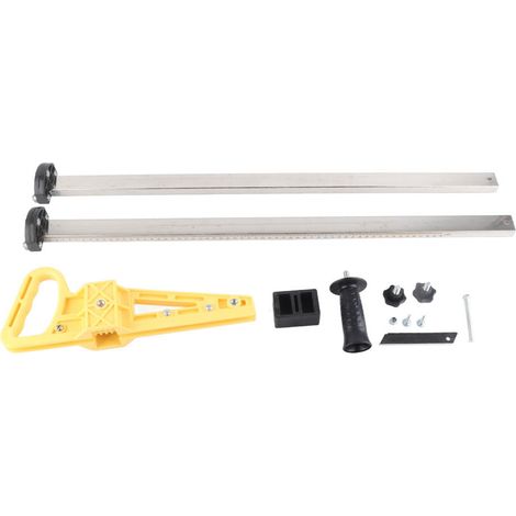 Zoternen Taglierina per cartongesso a 7 cuscinetti Strumento per manufatti per cartongesso a spinta manuale in acciaio inossidabile 20‑600 mm