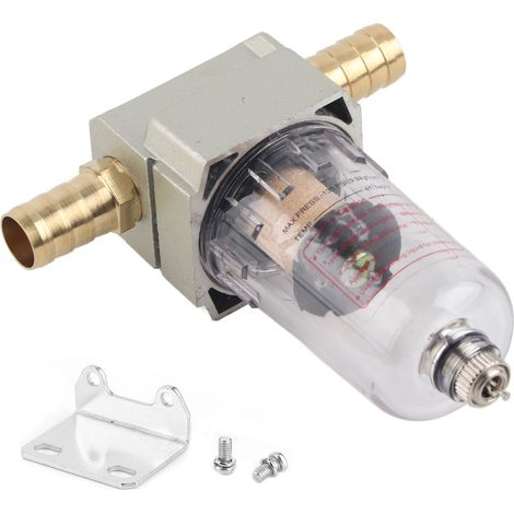 Séparateur d'huile-eau durable Filtre à air comprimé Accessoire auto universel 12 mm/0,47 po (1/5)