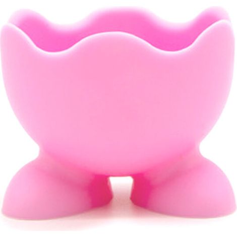 3-Pack Silicone Coquetier Plateau Silicone Coquetiers Protéger Les Oeufs Réutilisable Silicone Toilettage Oeuf Titulaire Silicone Givré Oeuf Titulaire(rose) (1/5)