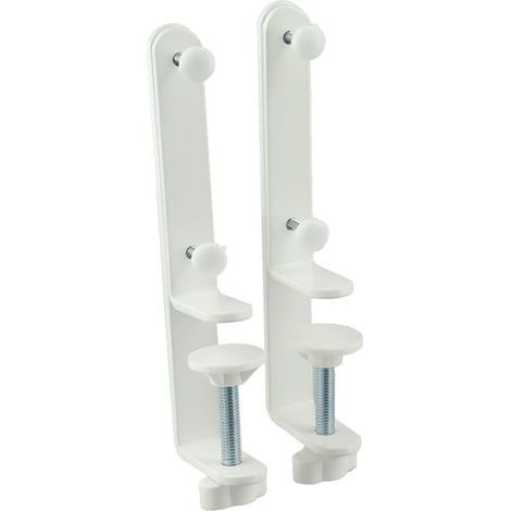 de bureau pour panneau perforé lot de 2 clips de fixation (1/5)