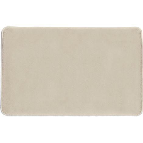 GEDY 96FY1006669 FUZZY Alfombra de baño 100x60 cm beige - ref: 96FY1006669 (1/2)
