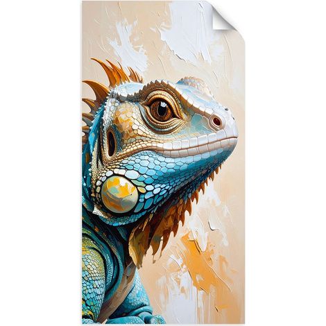 Selbstklebendes Poster – Wandsticker Eidechse Reptilien Natur 50x100 cm (1/3)
