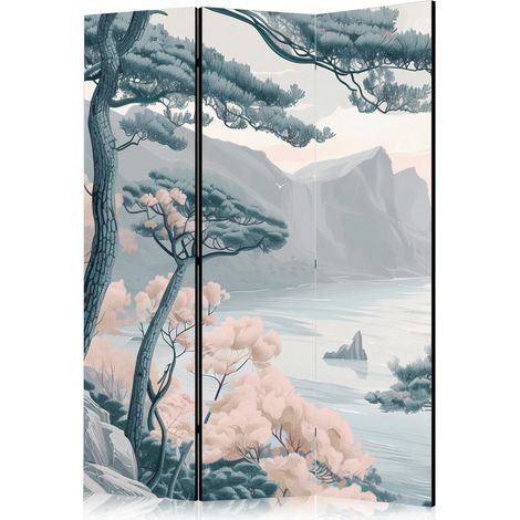 Paravento decorativo artgeist blu pastello 135x172 cm