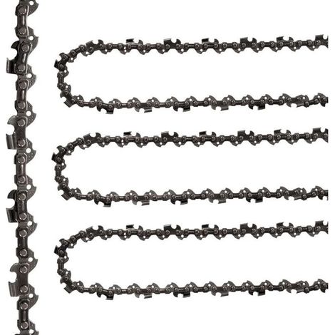 Chaînes de Tronçonneuse, 3PCS Chaîne Tronçonneuse 12", 45 Liens D'entraînement, Guide-Chaîne Huilepas de la Chaîne 3/8", Chaîne de Scie pour les Plaque Guides de Tronçonneuse 30 cm
