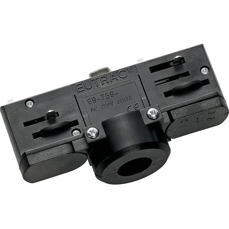 Adaptateur de rail Eutrac EUTRAC 145990 noir W77823 (1/2)
