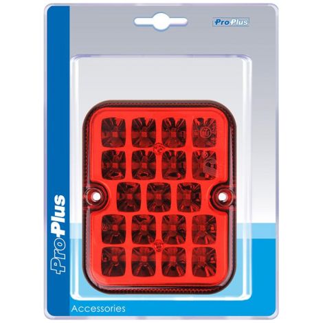 Nebelschlussleuchte 100x81mm 19LED im Blister (1/4)