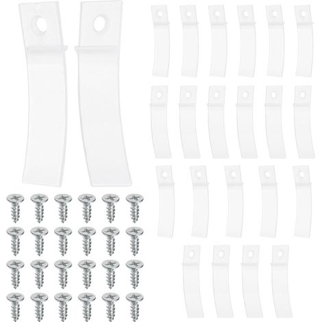 24 Pcs Butoirs De Tiroir Anti-Dérapants 2.36" x 0.63" x 0.08" (1/5)