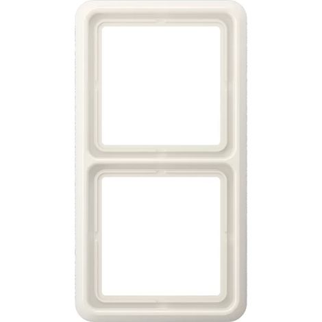 Jung Rahmen 2-fach ws waage/senkrecht CD 582 W (1/2)