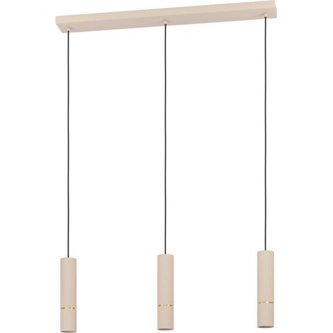 Eglo CAMINIA Lámpara de Suspensión Arena 77 cm de Ancho (1/2)
