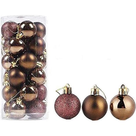 Weihnachtskugel-Anhänger, unzerbrechlicher Deko-Schmuck zum Aufhängen am Weihnachtsbaum (1/4)