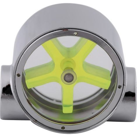 Capteur de Débit de Refroidissement G1/4 pour Ordinateur, Indicateur de Débit d'Eau en Métal G1/4 filetage 2 possibilités Métal refroidissement à eau alliage de tungstène (1/5)