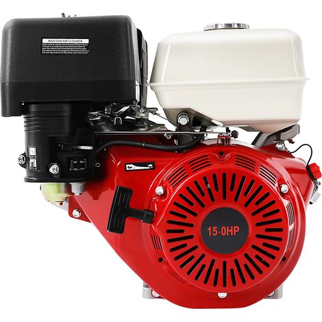 Moteur à essence, puissance de 9700W, cylindrée de 420cc, capacité de carburant de 1,72 gallon, refroidissement par air, 3000-3600 RPM (1/5)