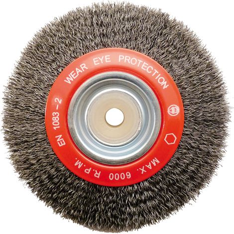 Brosse acier 150x18x32 mm fil 0,35mm
