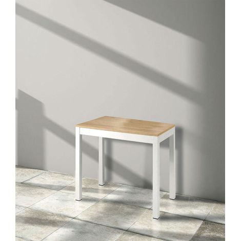Consolle allungabile piano in legno rovere (1/2)