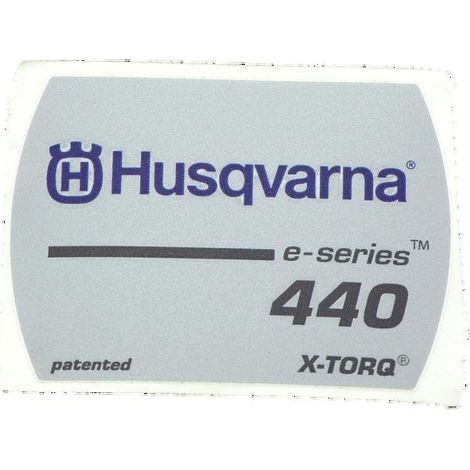 Autocollant pour scie 440E Husqvarna 544463601