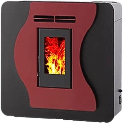 Interstoves – Poêle à granulés étanche mural 6 kW – Installation murale pour gain de place – Flamme Verte 7 étoiles – Surface de chauffe jusqu’à 100 m² (1/5)