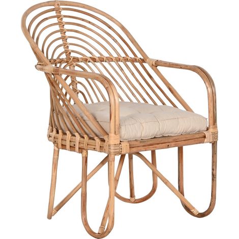 Silla Ratan Bambu 58X61X87 Natural (1/5)
