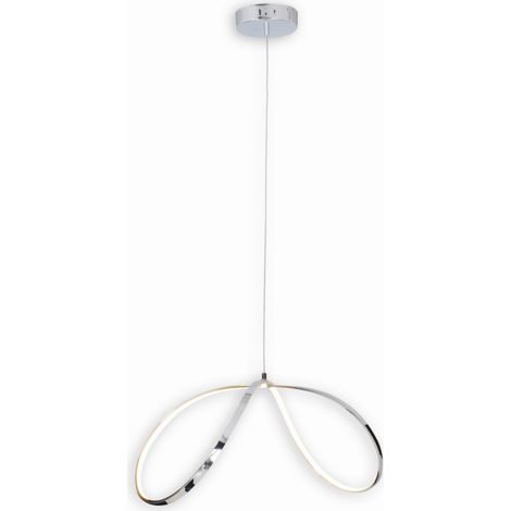 Naeve LOOP LINE Plafonnier LED Infinity Chrome 3000K