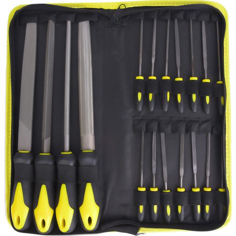 Râpe À Bois Et Métal - 4 Râpes Grand Format + 14 Râpes Précision En Acier Au Carbone Haut - 18 Pièces (1/5)