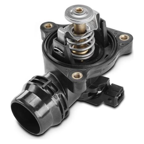 Applicable Thermostat de Liquide de Refroidissement Essence Compatible avec Série 3 E46 E90 316 318 320 2001-2011 Série 5 E60 520 2006-2010 X3 E83 xDrive20i 2008-2011 Remplacer 11537510959 (1/5)