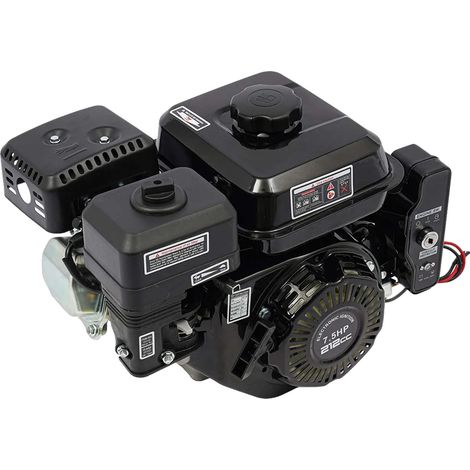 Motore a benzina, cilindrata 210 cc, velocità 3600 giri/min, nero (1/2)