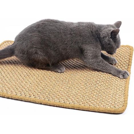 Tapis à griffer en sisal pour chat - 30 x 40 cm - Couleur aléatoire (1/5)