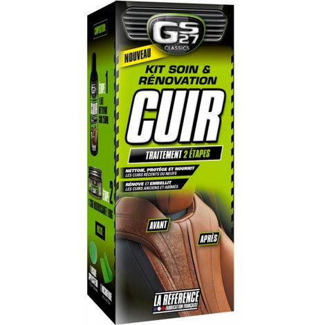 GS27 - Kit Soin & Renovation Cuir 2x250ml - CL160230 - Ce produit de marque GS27 est neuf. (1/5)