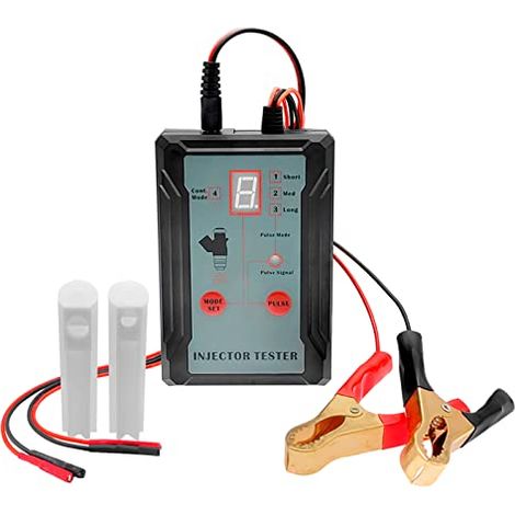 Testeur d'injecteur de Carburant et Adaptateur pour Diagnostic, Nettoyage des injecteurs Kits d'outils Bricolage Protection Contre Les Courts-Circuits commutable 12 V/5 V - (1/5)