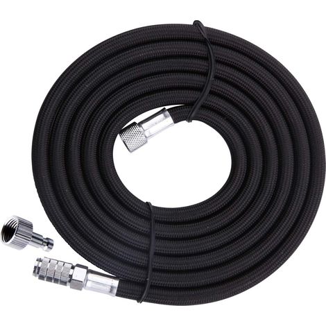 Tuyau aérographe 3 mètres BD-30 avec raccords 1/8 Standard aux Deux extrémités avec déconnecteur Rapide (1/5)