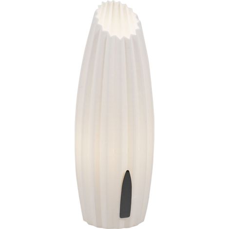 Lampe De Table Nadine En Métal Et Plastique Végétal, Lumière Blanche 10 W G9, Variateur Tactile, Ip20, H 30 Cm - Design Moderne Et Durable (1/3)