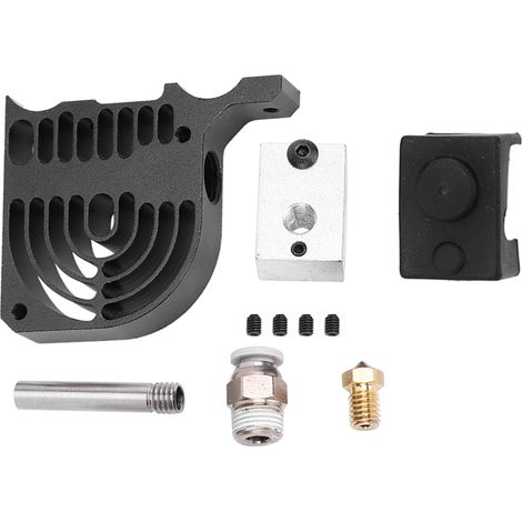 Kit accessoire buse V6 avec bloc chauffant mini isolé thermique pour extrudeuse imprimante 3D (1/5)