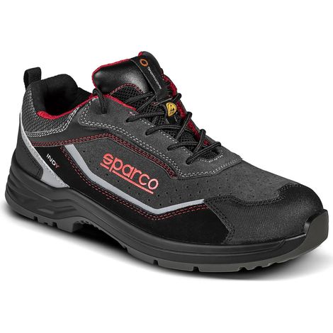 Sparco 07538 Indy Detroit Schuhe Schwarz Grau Rot 39 (1/3)