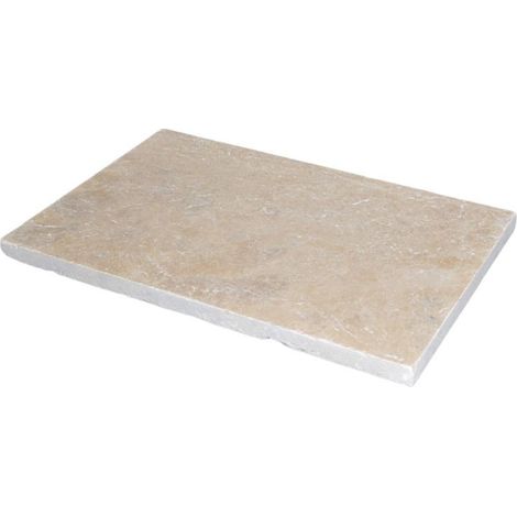 Pas japonais Travertin Beige Mix Vieilli 61x25x3 cm - À l'unité - Ti'ma Stone (1/3)