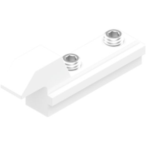 Gâche coulissante LA CROISEE DS DS2264 blanc 42 x 10,8 x 15,6 mm