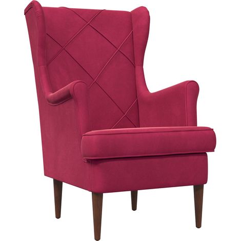 Sessel Weinrot Samt vidaXL