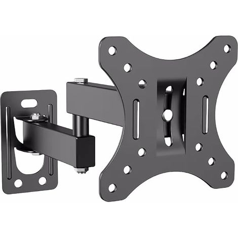 10 to 32 inch Flat Curved TV Wall Mount Swivel TV Wall Mount Bracket VESA 100x100mm/75x75mm (1/5)