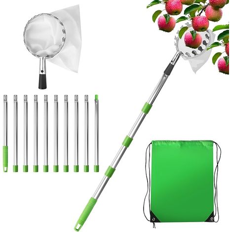 GARRYFIZH Cueille fruit acier inoxydable longue perche récolte orange avocat pêche poire