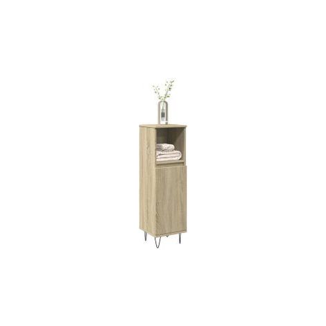 Armoire salle de bain chêne sonoma 30x30x100 (1/5)