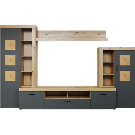 Tyler Regal System Eiche dekor, grau.