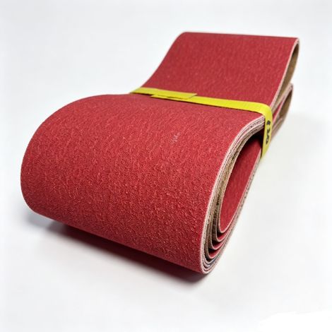 Lot de 4 bandes abrasives céramiques 100x915 mm Grain 120 (1/4)