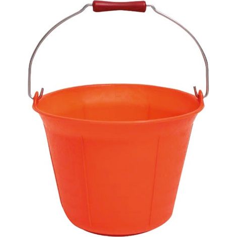 Seau Maçon Orange 11l Polyéthylène Robuste - Générique