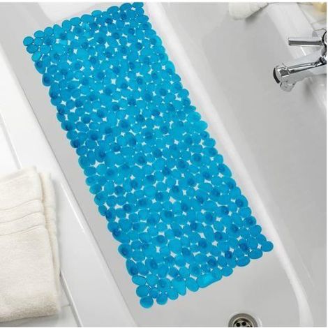 Tappetino da bagno TuseRxln - - - Antiscivolo - PVC - 43x73 cm - Turchese