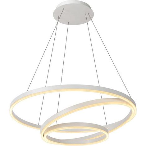 Lampadario Lucide Triniti LED 136W 3000K bianco 80cm (1/5)