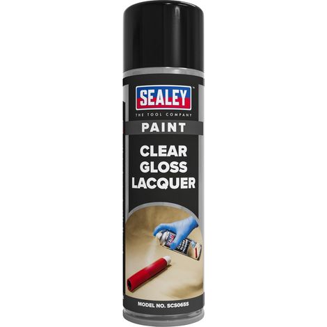 Sealey SCS065S Gloss Lacquer 500ml - Clear
