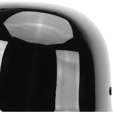 Casque demi-jet moto unisexe pour homme femme enfant - Casque sport crâne extérieur avec bandes réfléchissantes - Noir brillant taille L (1/5)