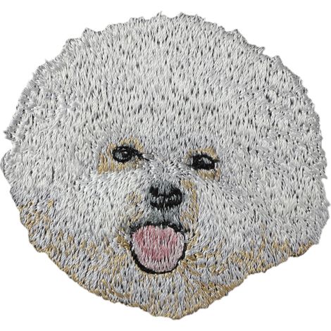 Bichón Frisé, Perro de Tenerife I - parche con forma de perro, parche bordado, decoración única para mochila de Art-Dog (1/3)