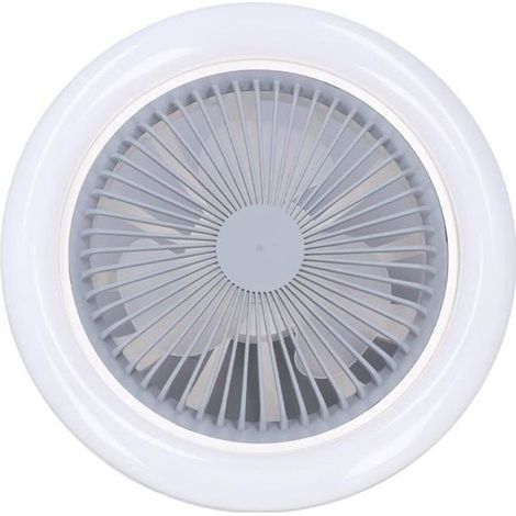 (White)Fan of ceiling LED - GAROSA - Lamp of fan of ceiling - White - 30W - 3 speeds (1/4)