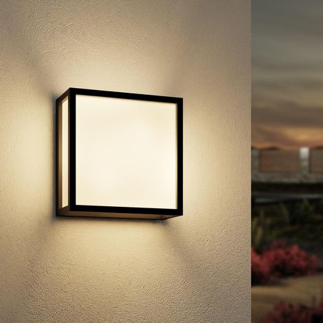 Outdoor Wall Light E27, Wall Lamp IP65 Waterproof Modern Wall Lighting for Hallway Balcony Entrance, Aluminium, Anthracite (Bulb Not Included) (1/5)